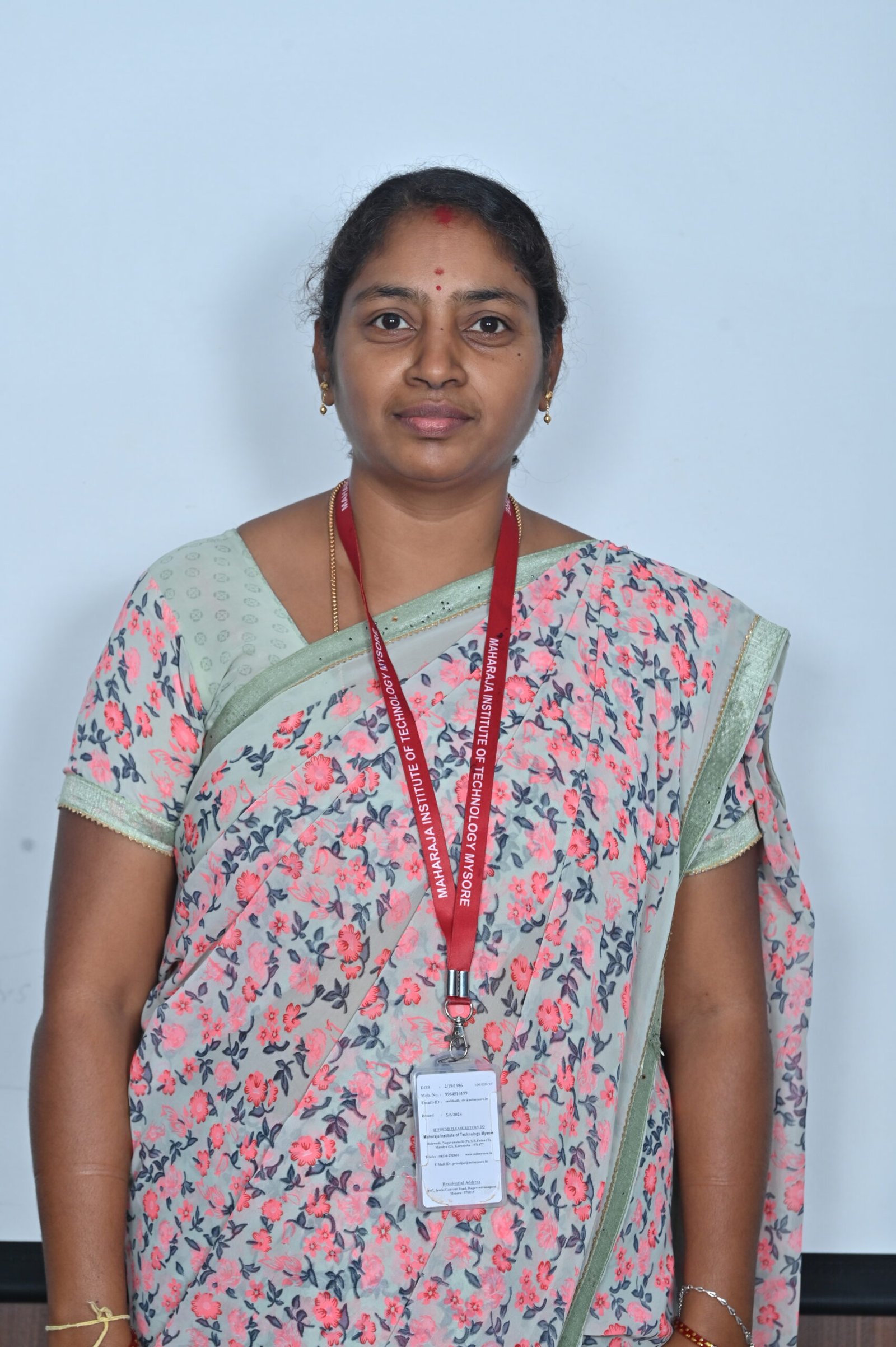 Mrs. Savitha D K